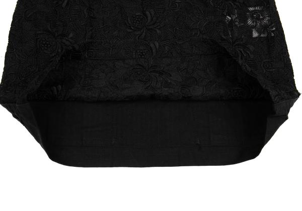 COMME des GARCONS Embroidered Chiffon Vest Black Size S