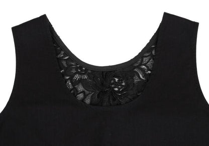 COMME des GARCONS Embroidered Chiffon Vest Black Size S