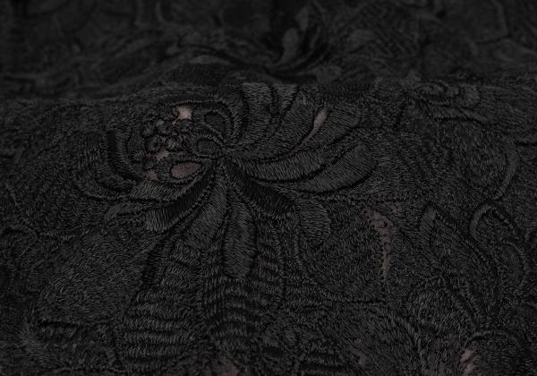 COMME des GARCONS Embroidered Chiffon Vest Black Size S