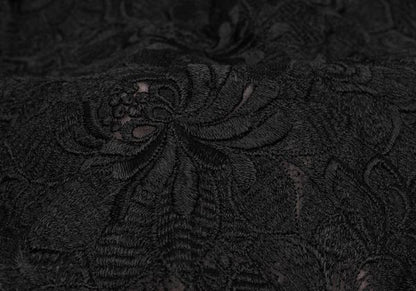 COMME des GARCONS Embroidered Chiffon Vest Black Size S