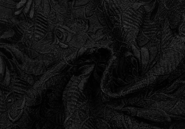 COMME des GARCONS Embroidered Chiffon Vest Black Size S