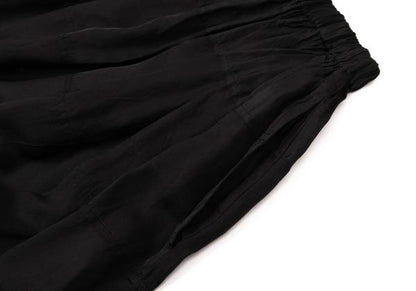 COMME des GARCONS Cupro Lace Panel Skirt Black Size S