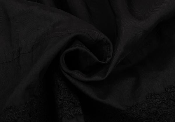COMME des GARCONS Cupro Lace Panel Skirt Black Size S