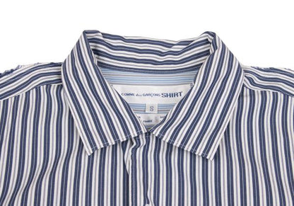 COMME des GARCONS SHIRT Cut-Off Stripe SS Shirt Multi Size S