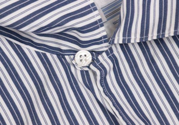COMME des GARCONS SHIRT Cut-Off Stripe SS Shirt Multi Size S
