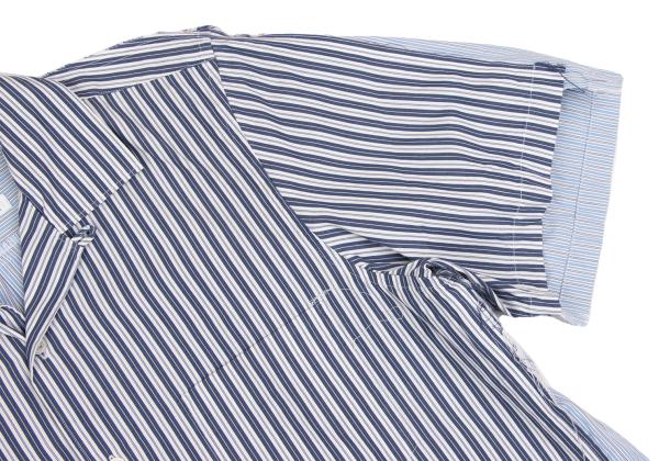 COMME des GARCONS SHIRT Cut-Off Stripe SS Shirt Multi Size S