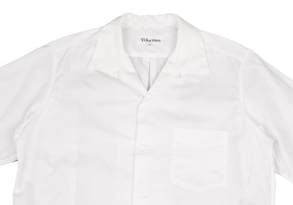 Y's for men Open Collar S/S Shirt Off-White Size 3