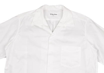 Y's for men Open Collar S/S Shirt Off-White Size 3