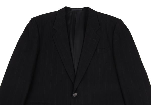 COMME des GARCONS HOMME Chalk Stripe Wool Jacket Navy Size M