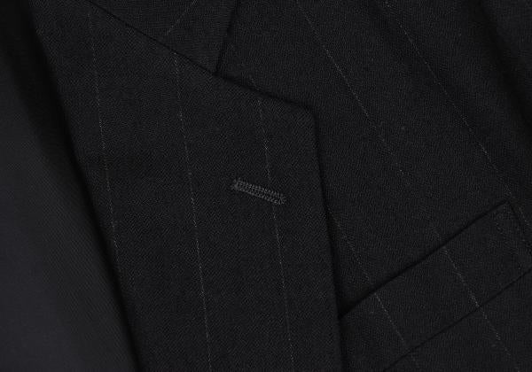 COMME des GARCONS HOMME Chalk Stripe Wool Jacket Navy Size M