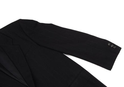 COMME des GARCONS HOMME Chalk Stripe Wool Jacket Navy Size M