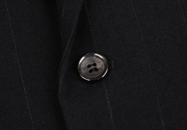 COMME des GARCONS HOMME Chalk Stripe Wool Jacket Navy Size M