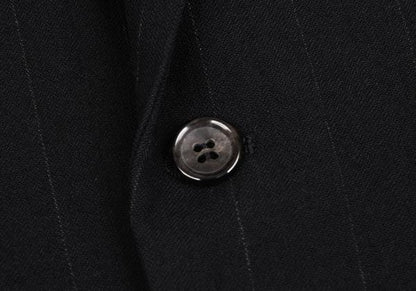 COMME des GARCONS HOMME Chalk Stripe Wool Jacket Navy Size M