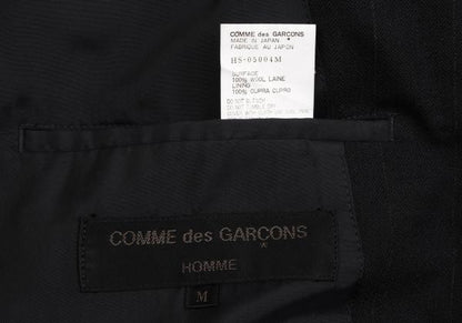 COMME des GARCONS HOMME Chalk Stripe Wool Jacket Navy Size M