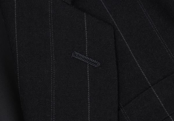 COMME des GARCONS HOMME Pinstripe Wool 2B Jacket Navy Size M