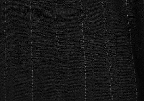 COMME des GARCONS HOMME Pinstripe Wool 2B Jacket Navy Size M