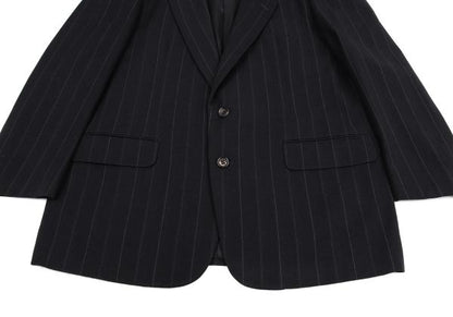 COMME des GARCONS HOMME Pinstripe Wool 2B Jacket Navy Size M