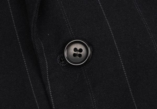 COMME des GARCONS HOMME Pinstripe Wool 2B Jacket Navy Size M