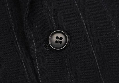 COMME des GARCONS HOMME Pinstripe Wool 2B Jacket Navy Size M