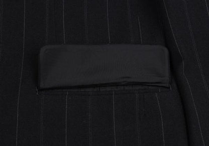 COMME des GARCONS HOMME Pinstripe Wool 2B Jacket Navy Size M