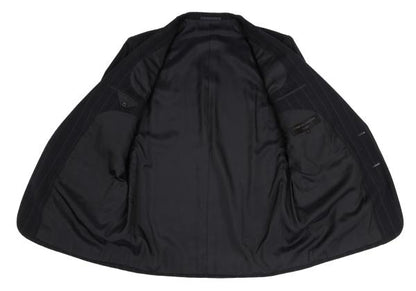 COMME des GARCONS HOMME Pinstripe Wool 2B Jacket Navy Size M