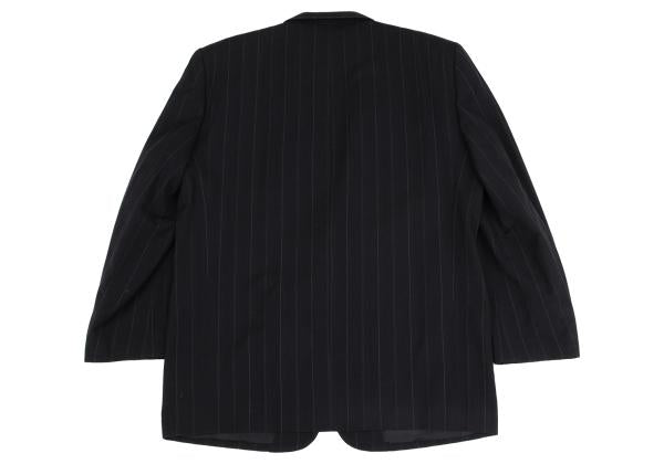 COMME des GARCONS HOMME Pinstripe Wool 2B Jacket Navy Size M