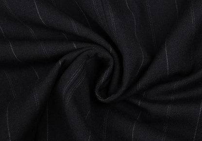 COMME des GARCONS HOMME Pinstripe Wool 2B Jacket Navy Size M