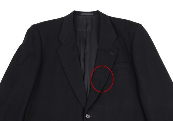 COMME des GARCONS HOMME Wool Twill 2B Jacket Navy Size M