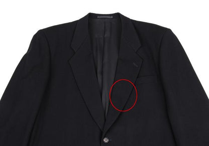 COMME des GARCONS HOMME Wool Twill 2B Jacket Navy Size M