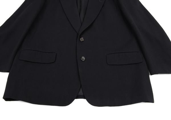 COMME des GARCONS HOMME Wool Twill 2B Jacket Navy Size M