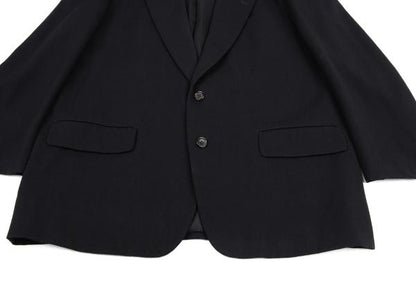 COMME des GARCONS HOMME Wool Twill 2B Jacket Navy Size M
