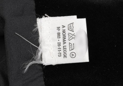 FOXEY Velour Side Gather Skirt Black Size 40