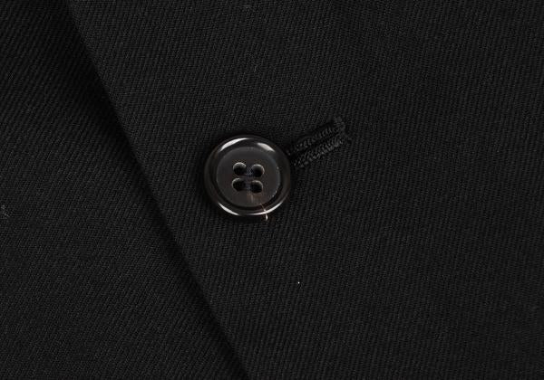 COMME des GARCONS Deformed Hem Wool Jacket Black Size M