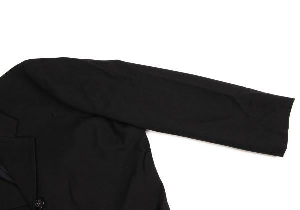 COMME des GARCONS Deformed Hem Wool Jacket Black Size M