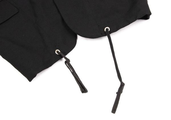 COMME des GARCONS Deformed Hem Wool Jacket Black Size M