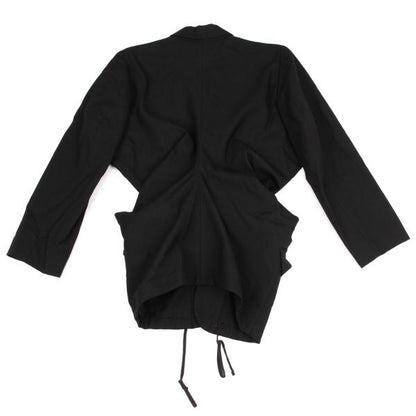 COMME des GARCONS Deformed Hem Wool Jacket Black Size M