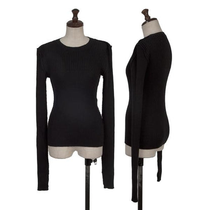 JUNYA WATANABE CdG Wool Rib Inside Out Sweater Black Size M