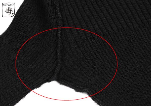 JUNYA WATANABE CdG Wool Rib Inside Out Sweater Black Size M