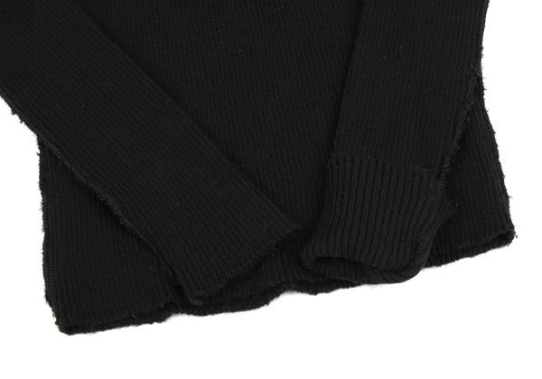 JUNYA WATANABE CdG Wool Rib Inside Out Sweater Black Size M