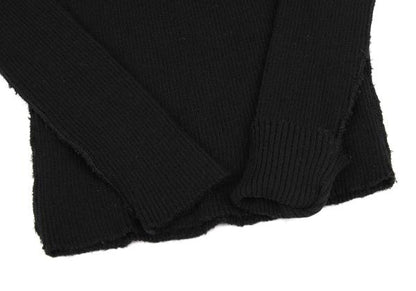 JUNYA WATANABE CdG Wool Rib Inside Out Sweater Black Size M