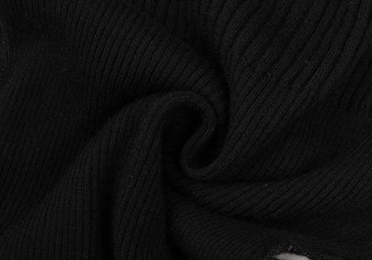 JUNYA WATANABE CdG Wool Rib Inside Out Sweater Black Size M