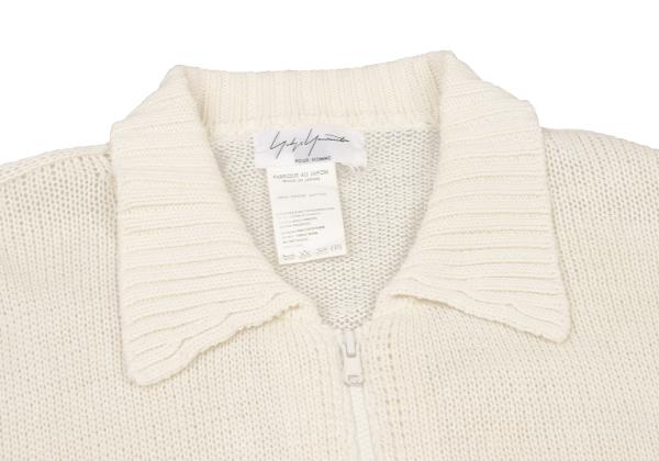 Yohji Yamamoto POUR HOMME Cotton Low Jacket Cream Size 3