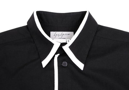 Yohji Yamamoto POUR HOMME Rayon Shirt Black/White Size 3