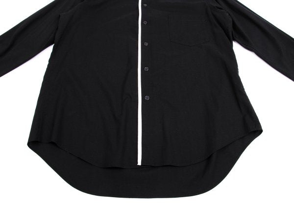 Yohji Yamamoto POUR HOMME Rayon Shirt Black/White Size 3