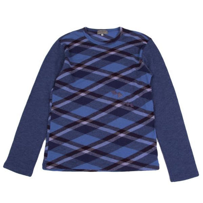 Yohji Yamamoto POUR HOMME Blue Multi Checker Knit Size 3