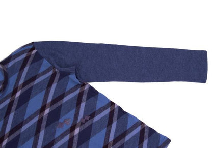 Yohji Yamamoto POUR HOMME Blue Multi Checker Knit Size 3