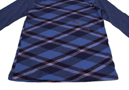Yohji Yamamoto POUR HOMME Blue Multi Checker Knit Size 3