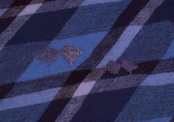 Yohji Yamamoto POUR HOMME Blue Multi Checker Knit Size 3