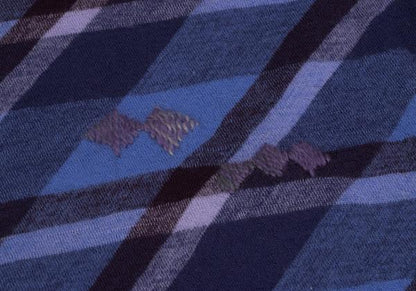 Yohji Yamamoto POUR HOMME Blue Multi Checker Knit Size 3
