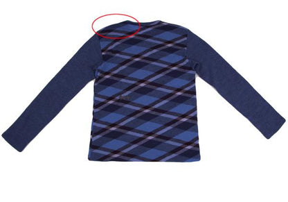 Yohji Yamamoto POUR HOMME Blue Multi Checker Knit Size 3